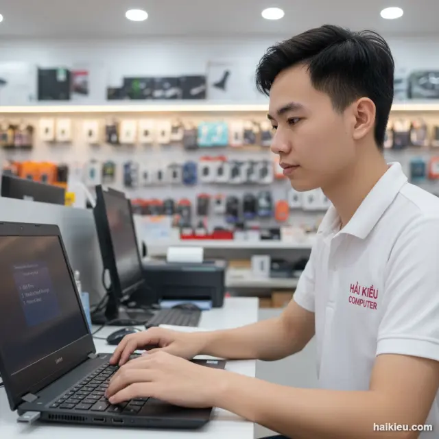 Kiểm tra tình trạng Windows trước khi cài lại tại Ngũ Hành Sơn