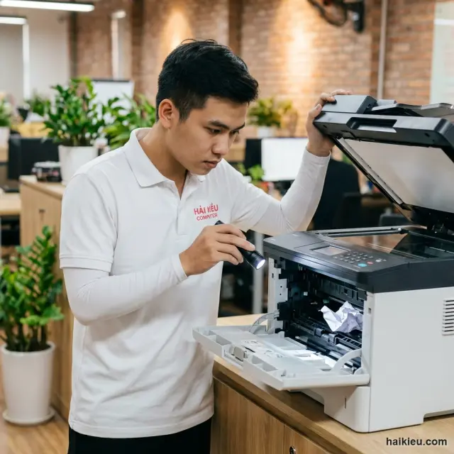 Sửa máy in in mờ in sọc tại Liên Chiểu — Hải Kiều Đà Nẵng