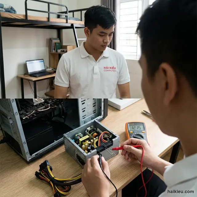 Xử lý lỗi mạng Internet PC tại nhà khách Sơn Trà