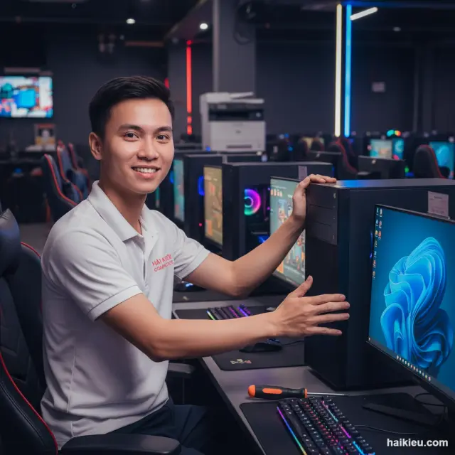 PC chạy ổn định sau khi thay nguồn — Hải Kiều