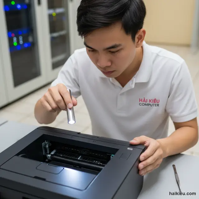 Sửa lỗi máy in theo mã báo tại nhà khách Ngũ Hành Sơn