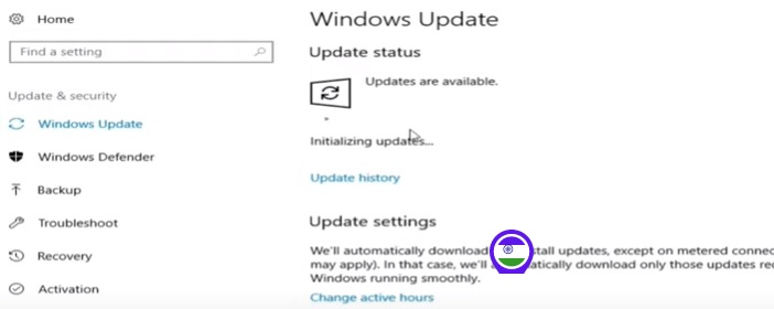 Windows sẽ bắt đầu kiểm tra các bản cập nhật mới.